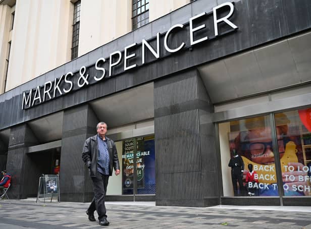 <p>A general view of Marks & Spencers  (Photo by Jeff J Mitchell/Getty Images)</p>