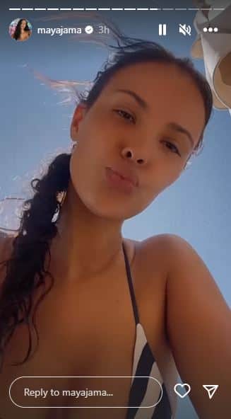 Maya Jama in South Africa (Instagram/mayajama)