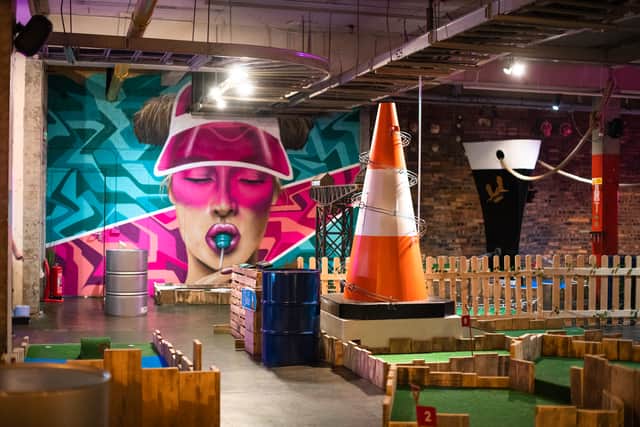 Scotland’s original adults only crazy golf venue will run until 18 February, 2023 (Image: Fore Play Crazy Golf)