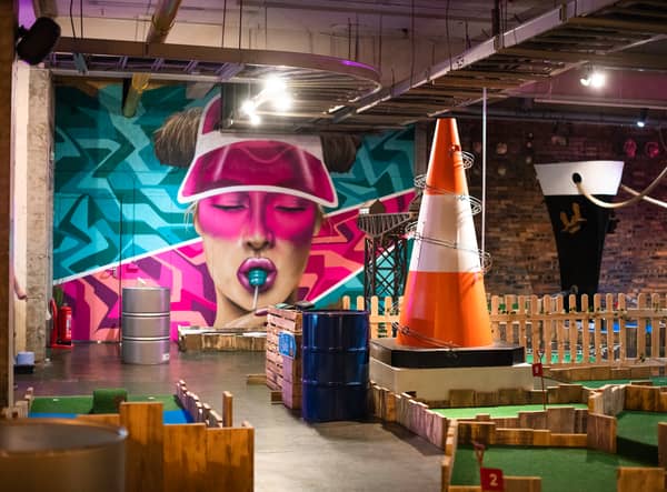 Scotland’s original adults only crazy golf venue will run until 18 February, 2023  (Image:  Fore Play Crazy Golf)