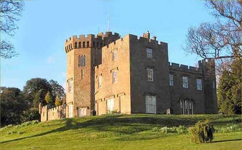 The new Balloch Castle overlooks the old - where faint traces of the ancient Balloch Castle still lingers