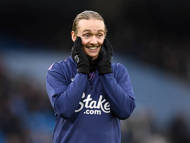 Everton midfielder Tom Davies won't be heading to Ibrox in the January transfer window