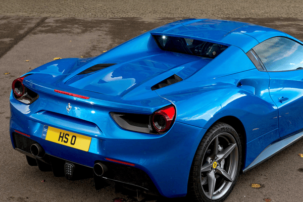 The number plate will be up for sale soon (computer generated image)
