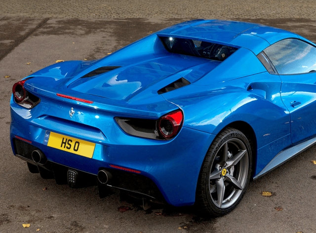 The number plate will be up for sale soon (computer generated image)