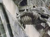 The gargoyle that looks like a xenomorph from Alien left some locals scratching their heads.