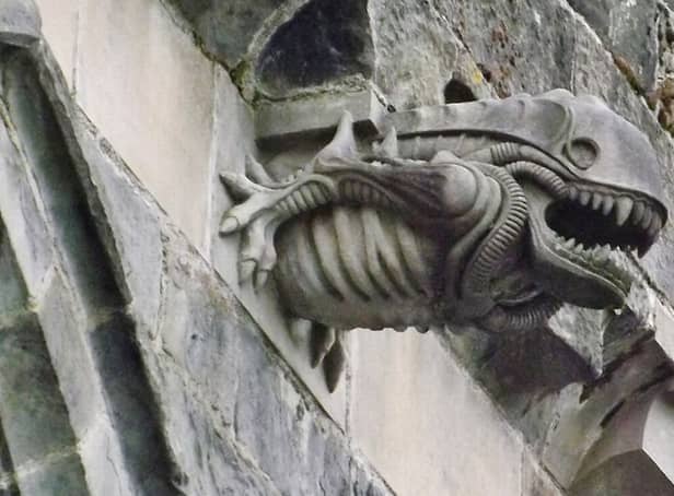 <p>The gargoyle that looks like a xenomorph from Alien left some locals scratching their heads.</p>