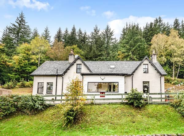 For sale: Rare opportunity to own ‘Lodge on Loch Ness’ including a 4 bed detached house on a hill for £295,000