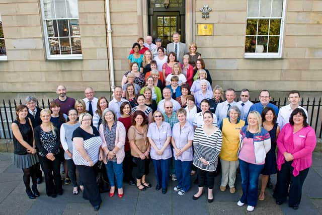 The staff are celebrating the 40th anniversary of the hospice