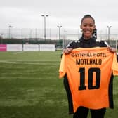 Glasgow City have signed South African international Linda Motlahlo (Image: GCFC x Georgia Reynolds)