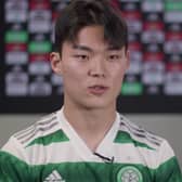 Oh Hyeon-gyu has completed a £2.5m transfer to Celtic (Image: @CelticFC - Twitter)