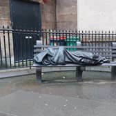 The Homeless Jesus Statue can be found around the back of St George Tron Church on Nelson Mandela Square, just off Buchanan Street