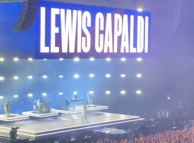 Lewis Capaldi played a 90-minute show the OVO Hydro in Glasgow on Tuesday night (Image: Lewis Anderson)