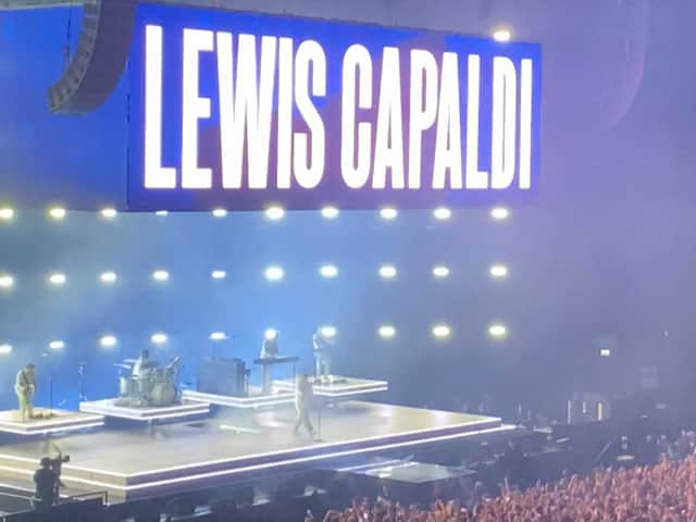 <p>Lewis Capaldi played a 90-minute show the OVO Hydro in Glasgow on Tuesday night (Image: Lewis Anderson)</p>