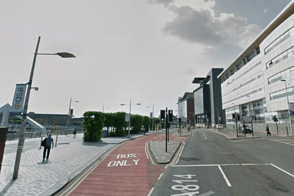 The incident occurred at 10.10am this morning on Broomielaw