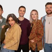 Martin Graham (far left) is in the running to win £100k from the OnlyFans creative fund