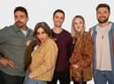 Martin Graham (far left) is in the running to win £100k from the OnlyFans creative fund