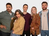 Martin Graham (far left) is in the running to win £100k from the OnlyFans creative fund