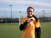 Sophia Martin has signed her pro deal with the Glasgow City first team until 2026 (Image: GCFC X Georgia Reynolds)