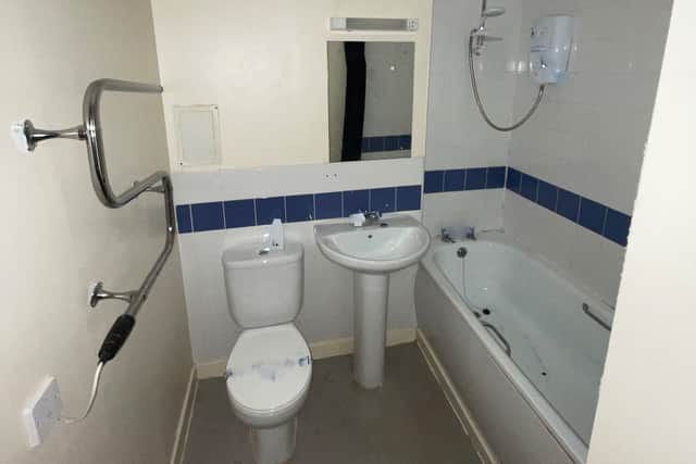 The bathroom of the property on Blackfriars Street