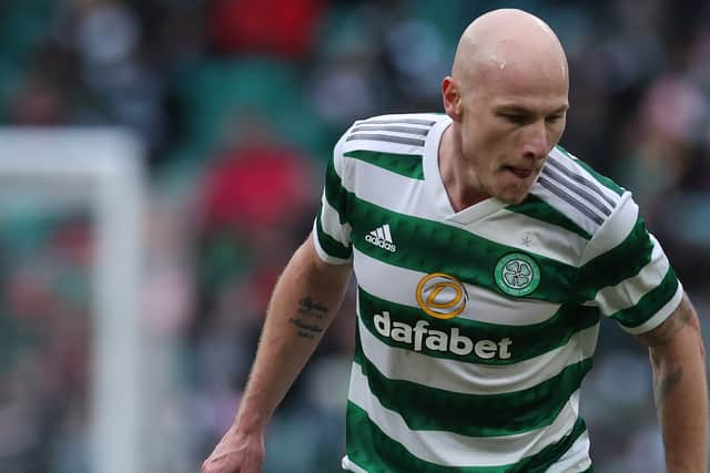 Aaron Mooy gave little away on his long-term future after impressing in Celtic’s 4-1 win at St Johnstone (Photo by Ian MacNicol/Getty Images)