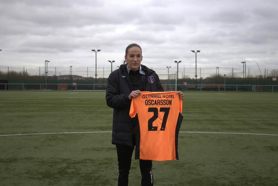 The Swedish international will wear the number 27 shirt (Image: GCFC x Georgia Reynolds)