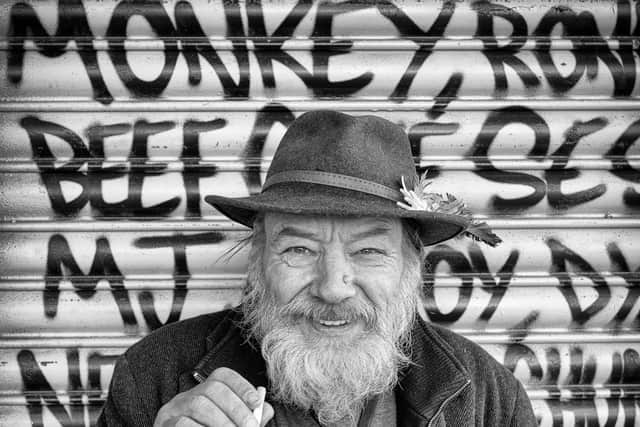 Alec, a Maryhill man with quite the fetching hat, also featured in the Maryhill is Wonderful exhibition