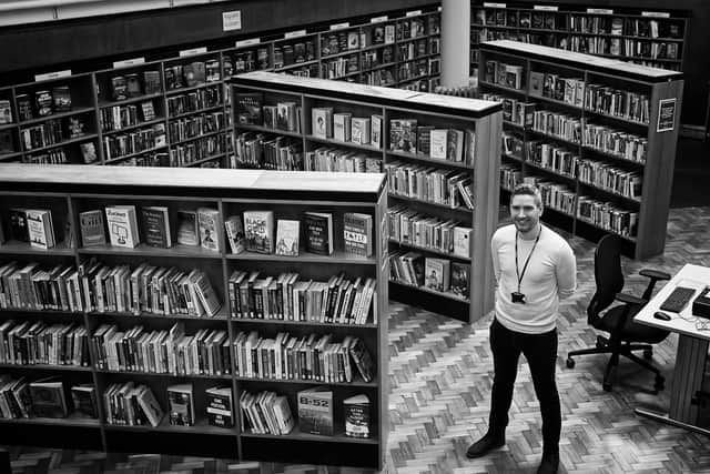 Andrew, a Maryhill librarian, also featured in the exhibition