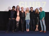 S Club 7 pictured in 2014 -  (L-R) Bradley McIntosh,  Tina Barrett, Jo O’Meara, Hannah Spearitt, Paul Cattermole, Rachel Stevens and Jon Lee.  (Photo by Gareth Cattermole/Getty Images)
