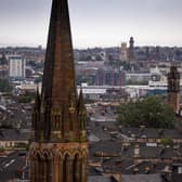 A view over Glasgow Southside from Queen’s Park