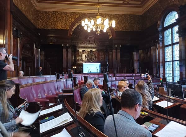 The city council budget was agreed today, February 16, in Glasgow City Chambers