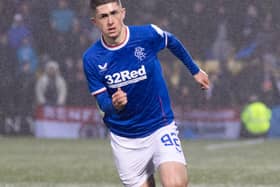 Bailey Rice made history for Rangers on Saturday (Image: SNS Group)