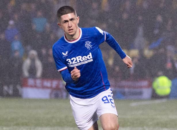 Bailey Rice made history for Rangers on Saturday (Image: SNS Group)