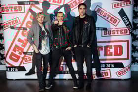 James Bourne, Matt Willis and Charlie Simpson pictured during 2016 comeback. (Getty Images)