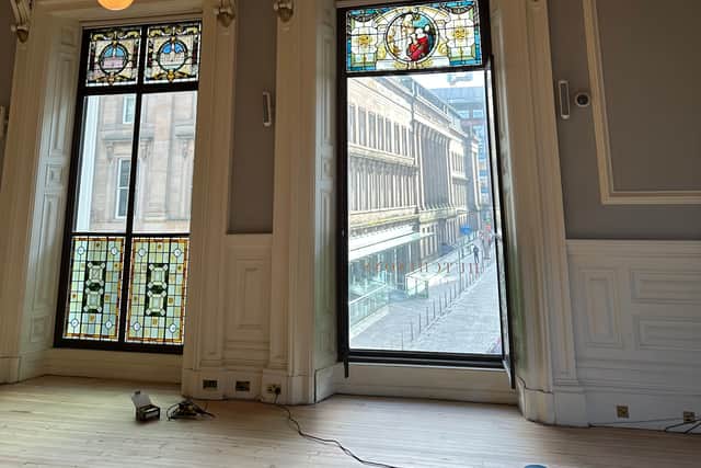 Work continues to prepare the new venue.