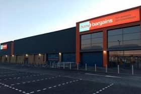 The Home Bargains at St Rollox retail park near Sighthill