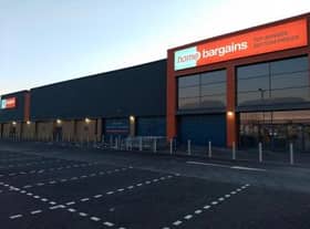 The Home Bargains at St Rollox retail park near Sighthill