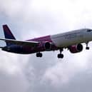 A Wizz Air jet (Photo by BEN STANSALL/AFP via Getty Images)