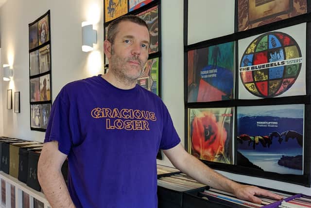 Ian Smith founded Last Night from Glasgow as a socialist record label, paying artists a fair wage from their headquarters in the Hidden Lane in Finnieston