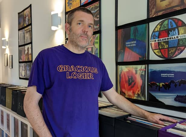 Ian Smith founded Last Night from Glasgow as a socialist record label, paying artists a fair wage from their headquarters in the Hidden Lane in Finnieston