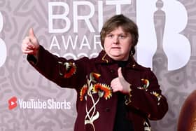 Lewis Capaldi attends The BRIT Awards 2023  at The O2 Arena on February 11, 2023 in London, England. (Photo by Gareth Cattermole/Getty Images)