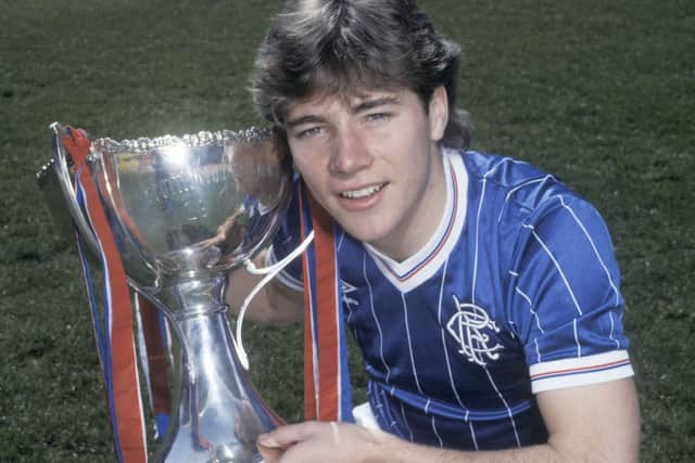 Rangers hero Ally McCoist poses with the Scottish League Cup at the end of the 1983/84 season (Image: SNS Group)