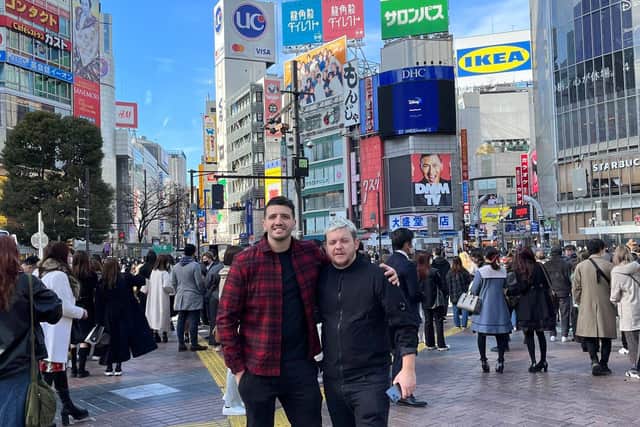 Chefs Nico Simeone and Andrew Temple in Tokyo
