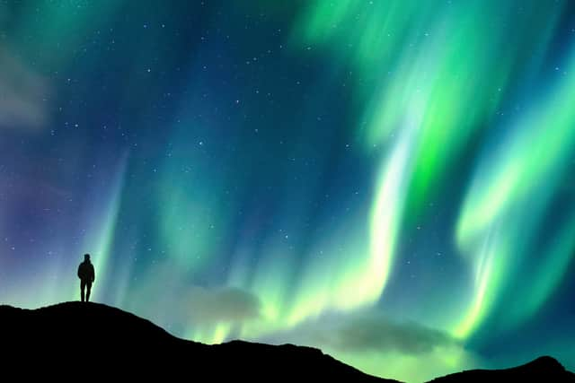 Aurora Borealis, Northern lights. Mumemories - stock.adobe.com