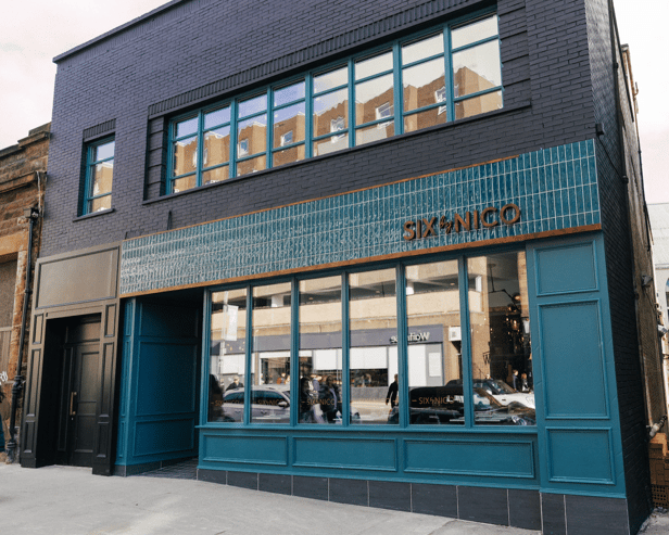The shopfront for the new Six by Nico on Byres Road