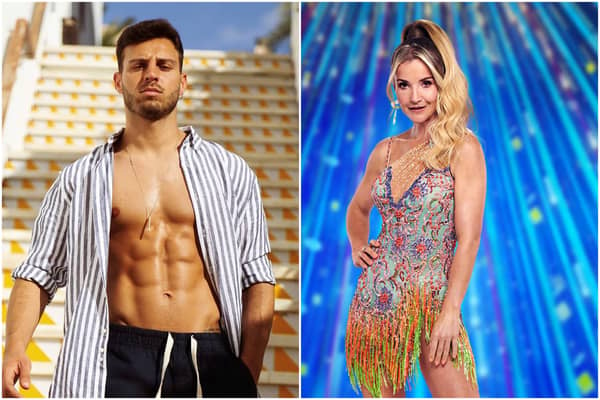 Helen Skelton and Vito Coppola are rumoured to be an item after the Strictly Live tour (images: PA)