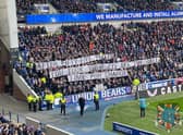 ‘Time for change’ - Union Bears unveil banner in protest against the Rangers board