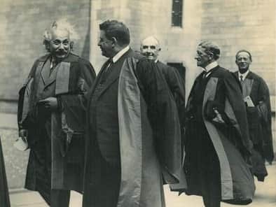Albert Einstein received an honorary degree from the University of Glasgow in 1933. (Picture: University of Glasgow)