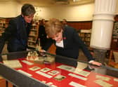Nicola Sturgeon will donate her personal commission as First Minister to Glasgow Women’s Library - pictured here is the FM during a visit in 2015