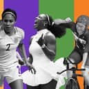 Alex Scott, Serena Williams and Dame Sarah Storey