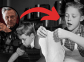 A graphic for the Christopher Walken Glasgow origins article